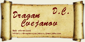 Dragan Cvejanov vizit kartica